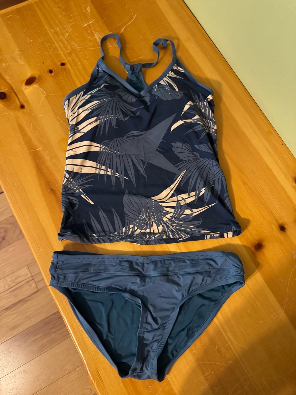 Carve Designs Blue Tropical Tankini Set